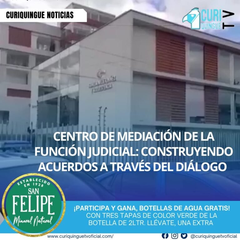 El Centro de Mediación de la Función Judicial trabaja en la construcción de acuerdos a través del diálogo en diversas materias, como familia, civil, inquilinato, laboral, contratación pública, tributario y tránsito, entre otros. Este centro busca resolver conflictos de manera pacífica y eficiente.