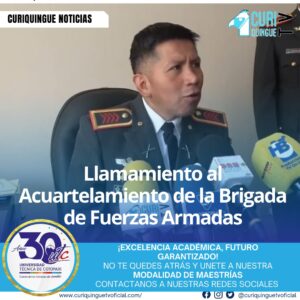 El centro de movilización de la brigada de las fuerzas armadas informó sobre el llamamiento al acuartelamiento del 2026, segunda llamada.