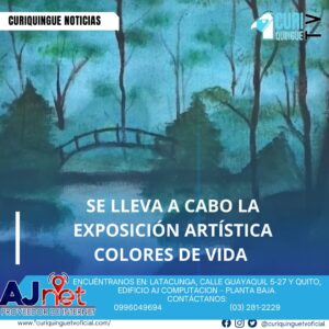 El miércoles 10 de septiembre de 2025, la ciudad de Latacunga se vistió de arte y creatividad con la exposición "Colores de Vida, Lo que Llevamos Dentro", organizada por los participantes del SAI Latacunga. La muestra tuvo lugar en la Casa de los Marqueses Calles Sánchez de Orellana y Juan Abel Echeverría, a partir de las 10:00.