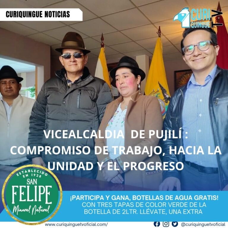 La vicealcaldesa de Pujilí convocó a una rueda de prensa en la que manifestó su deseo de trabajar en unidad por el bien del cantón. Destacó la importancia de la colaboración para impulsar el desarrollo local.