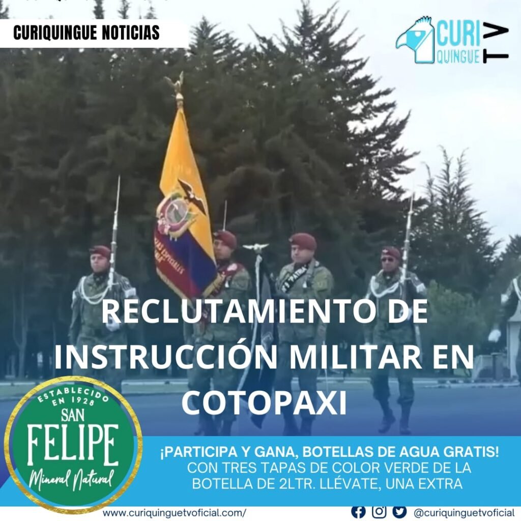 El pasado fin de semana, varios jóvenes se acuartelaron en el Centro de Movilización Cotopaxi para comenzar el reclutamiento de instrucción militar. Esta actividad busca preparar a los jóvenes para el servicio militar y promover el desarrollo de habilidades y valores.