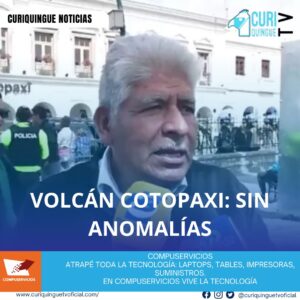 El vigía del volcán Cotopaxi, Mario Rocha, informó que no ha observado señales de anomalías en el coloso, pese a rumores sobre un supuesto aumento en la actividadvolcánica. Rocha destacó que su misión es monitorear las actividades del volcán y mantener informada a la población. El volcán sigue en alerta blanca, y se recomienda a la población mantenerse informada sobre cualquier cambio en su actividad.