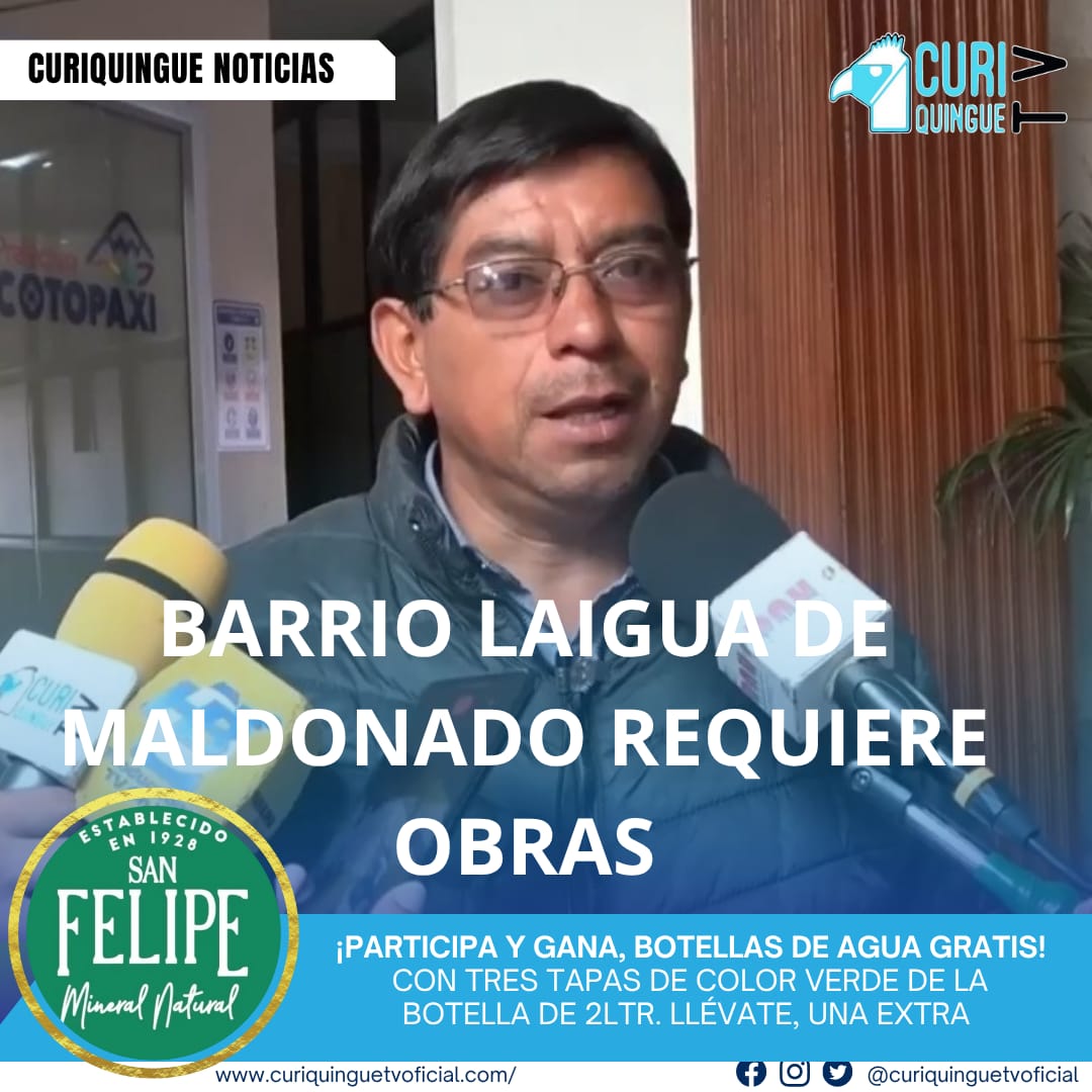 El presidente del barrio Laigua de Maldonado, perteneciente a la parroquia Alaquez, informó sobre la necesidad de varias obras en su comunidad. Los habitantes del sector esperan que se atiendan sus demandas para mejorar su calidad de vida.