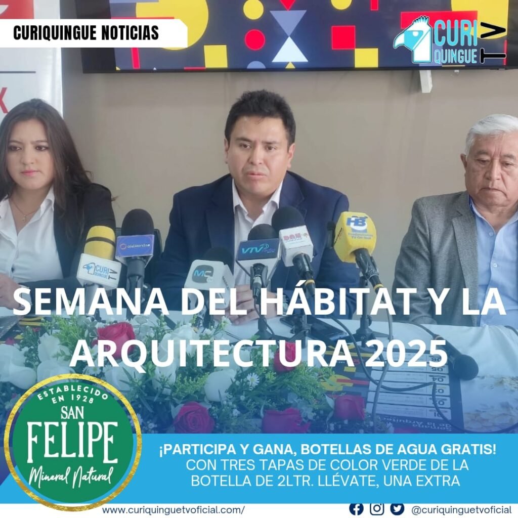El Colegio de Arquitectos de Cotopaxi (CAEX) invito a los medios de comunicación a la presentación oficial de la Semana del Hábitat y la Arquitectura 2025. Durante el evento, se realizó el lanzamiento del cronograma oficial, que incluye: