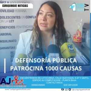 A pesar de las movilizaciones, la Defensoría Pública ha cumplido con su labor y ha patrocinado aproximadamente 1000 causas. Esta institución sigue trabajando para garantizar el acceso a la justicia para todos los ciudadanos.