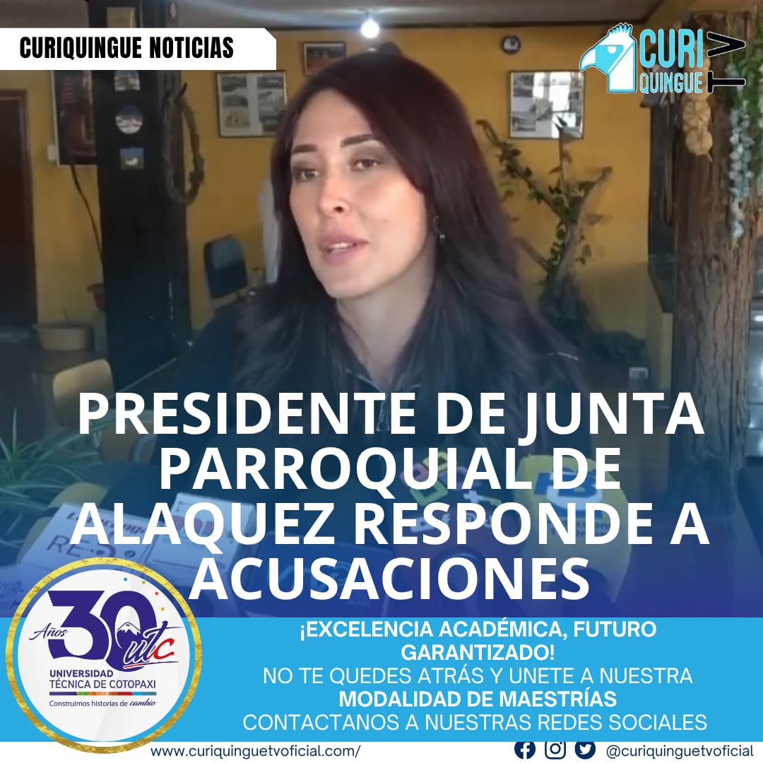 Gabriela Marín, vocal del GAD Parroquial Belisario Quevedo, informó sobre el trabajo que se viene realizando en el sector. También mencionó varias irregularidades que existen en el GAD Parroquial Belisario Quevedo, lo que ha generado preocupación entre los habitantes.