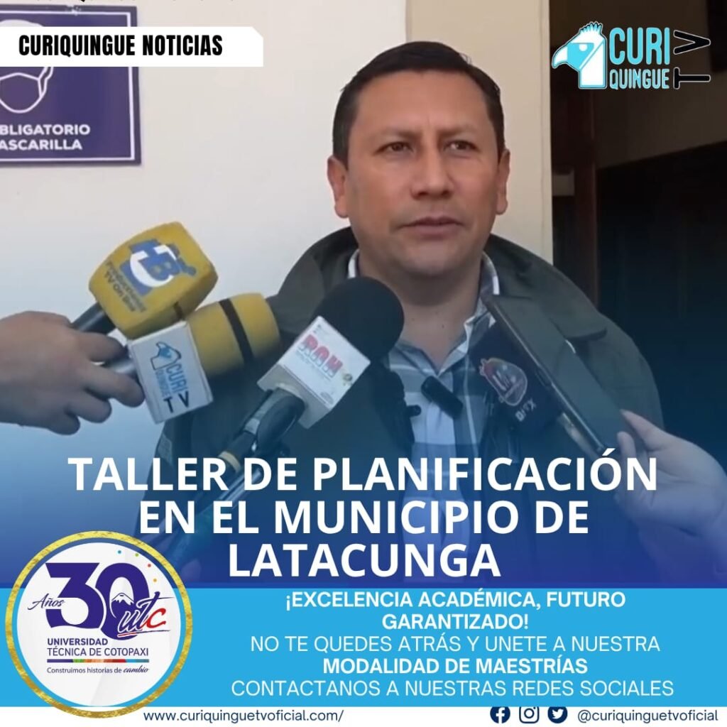 En el municipio de Latacunga se realizó un taller con actores externos para concretar proyectos relacionados con los procesos participativos y rendición de cuentas. El evento contó con la cooperación técnica de Alemania y la Universidad Técnica Particular de Loja (UTPL). El objetivo es fortalecer la participación ciudadana y mejorar la transparencia en la gestión municipal.