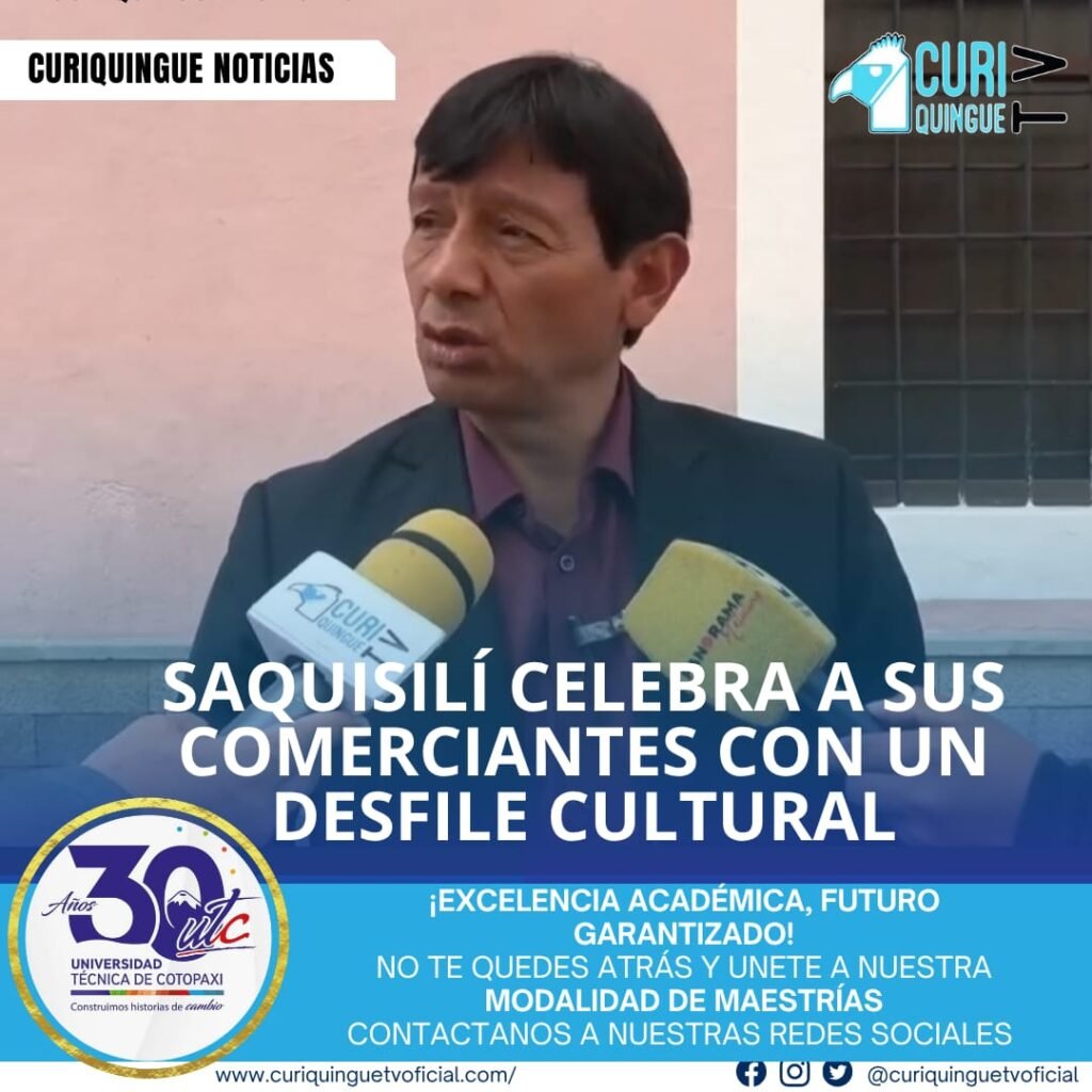 En el cantón Saquisilí se prepara un evento importante para rendir homenaje a los comerciantes locales. El primer desfile en homenaje al comerciante saquisilence promete ser una celebración llena de cultura y tradición. Varios comerciantes participarán en este evento que busca rescatar y promover las tradiciones de este sector.
