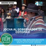 En el marco de las fiestas de Latacunga, se llevó a cabo la jocha al gobernador de Cotopaxi.  La jocha es una tradición que forma parte importante de la identidad cultural de la región.