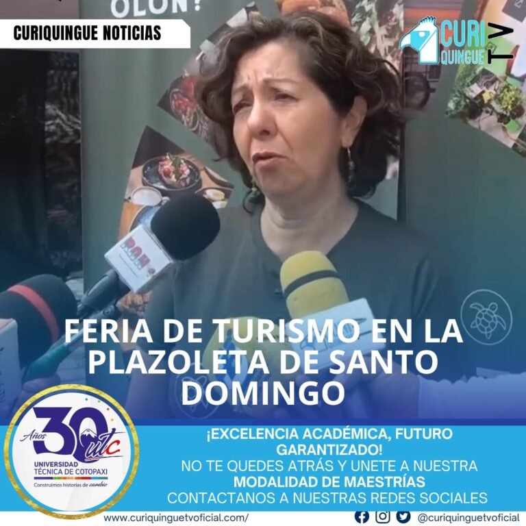 Representantes de diferentes cantones del Ecuador se reunieron en la plazoleta de Santo Domingo para presentar los maravillosos lugares que tiene el país. La feria busca promover el turismo y mostrar la diversidad cultural y natural de Ecuador.