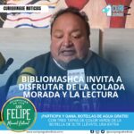 La Bibliomashca invita a la ciudadanía a disfrutar de la tradicional colada morada y leer un buen libro este sábado. El evento busca fomentar la lectura y la cultura en un ambiente festivo y tradicional.