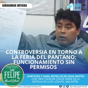 El director de justicia municipal informó que la Feria del Pantano no cuenta con los permisos necesarios para su funcionamiento. Además, se está planificando la organización de la Mamá Negra de noviembre, un evento tradicional y cultural importante en la región.
