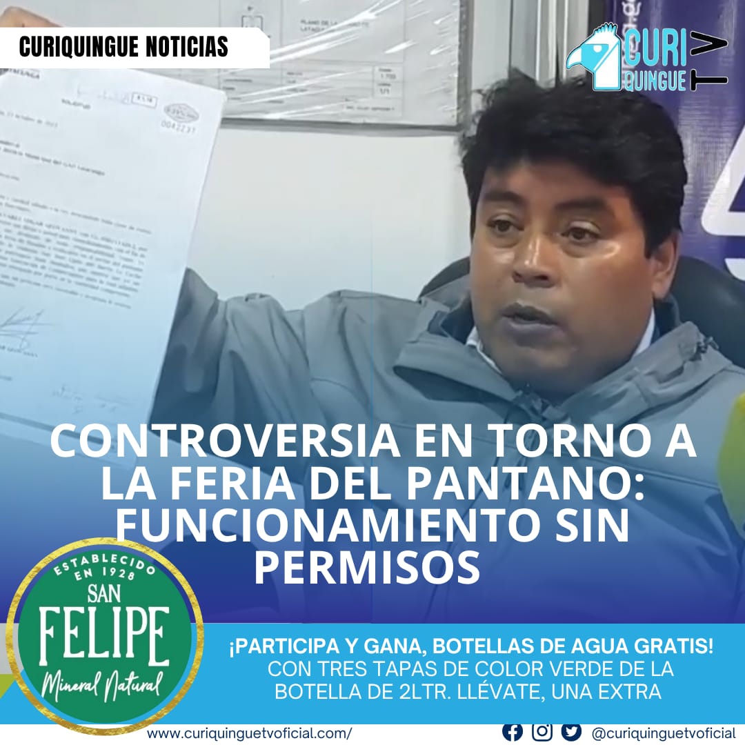 El director de justicia municipal informó que la Feria del Pantano no cuenta con los permisos necesarios para su funcionamiento. Además, se está planificando la organización de la Mamá Negra de noviembre, un evento tradicional y cultural importante en la región.
