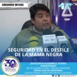 Marcelo Sandoval, Director de Justicia Municipal, destacó la importancia de la seguridad durante el desfile de la comparsa de la Mama Negra. Sandoval también informó sobre la exitosa feria de finados, que se llevó a cabo sin mayores incidentes.