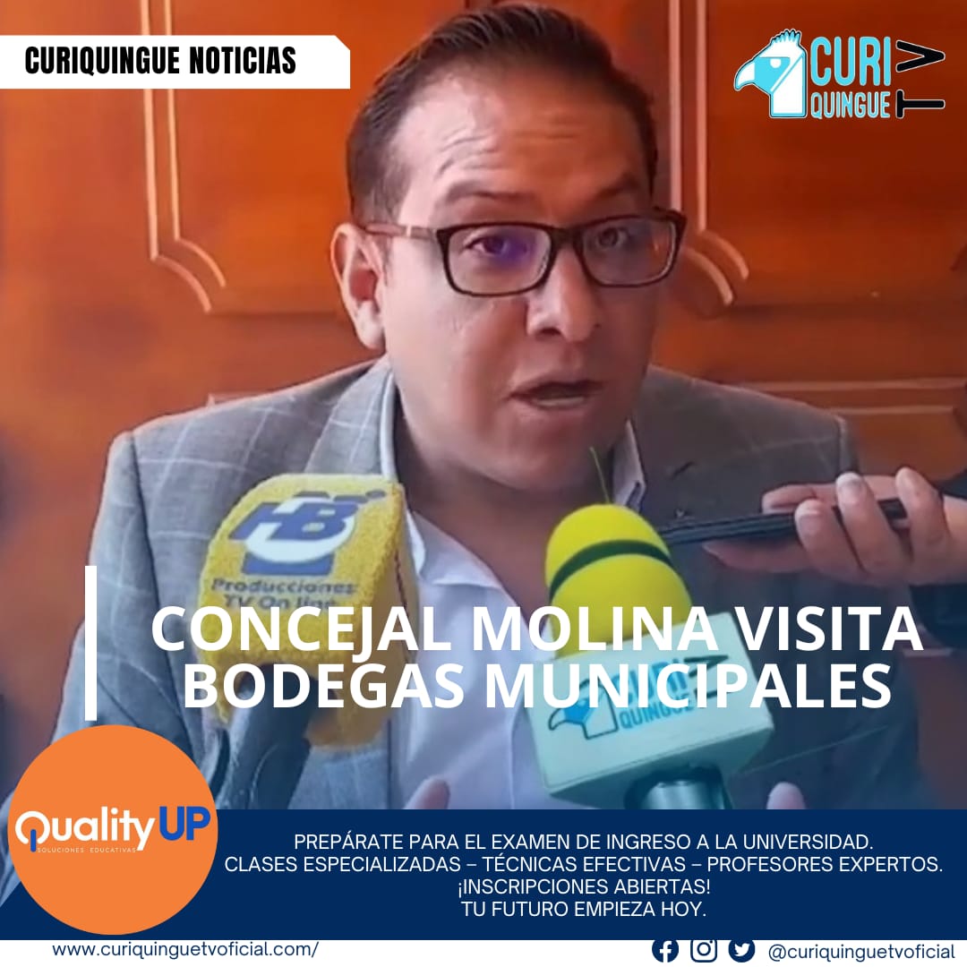 El concejal Cristian Molina visitó las bodegas del municipio para verificar el estado de varios vehículos y maquinaria. La visita busca garantizar la transparencia y eficiencia en la gestión municipal.