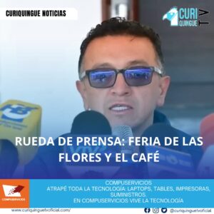 El Gobierno Autónomo Descentralizado Municipal de Latacunga invito a una rueda de prensa para dar a conocer detalles de la Feria de las Flores y el Café.