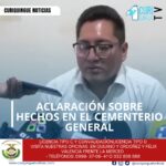El director de Servicios Públicos aclaró que en el  Cementerio General se registró la sustracción de algunos objetos de un mausoleo. Sin embargo, desmintió que haya existido profanación de cadáveres, como circulaba en versiones no oficiales. Las autoridades investigan el caso para determinar responsabilidades.