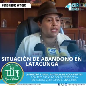 La vicealcaldesa de Latacunga, Martha Jaya, informó que se han realizado recorridos por sectores alejados del cantón, donde se constató la situación de abandono de personas de la tercera edad y niños en situación de riesgo. La autoridad municipal hizo un llamado a la ciudadanía a colaborar y apoyar a estas personas necesitadas.