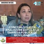 La concejal del cantón Latacunga, María Esther Veloz, ha solicitado un análisis comparativo de los años 2024 y 2025 a la Empresa Pública de Movilidad, con el objetivo de evaluar el cumplimiento de los objetivos.