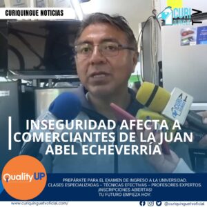 Los comerciantes del sector de la Juan Abel Echeverría se sienten vulnerables debido a la falta de presencia policial y municipal en la zona. La inseguridad es un problema que les está afectando directamente, y piden a las autoridades que tomen medidas para garantizar su seguridad y la de sus negocios.