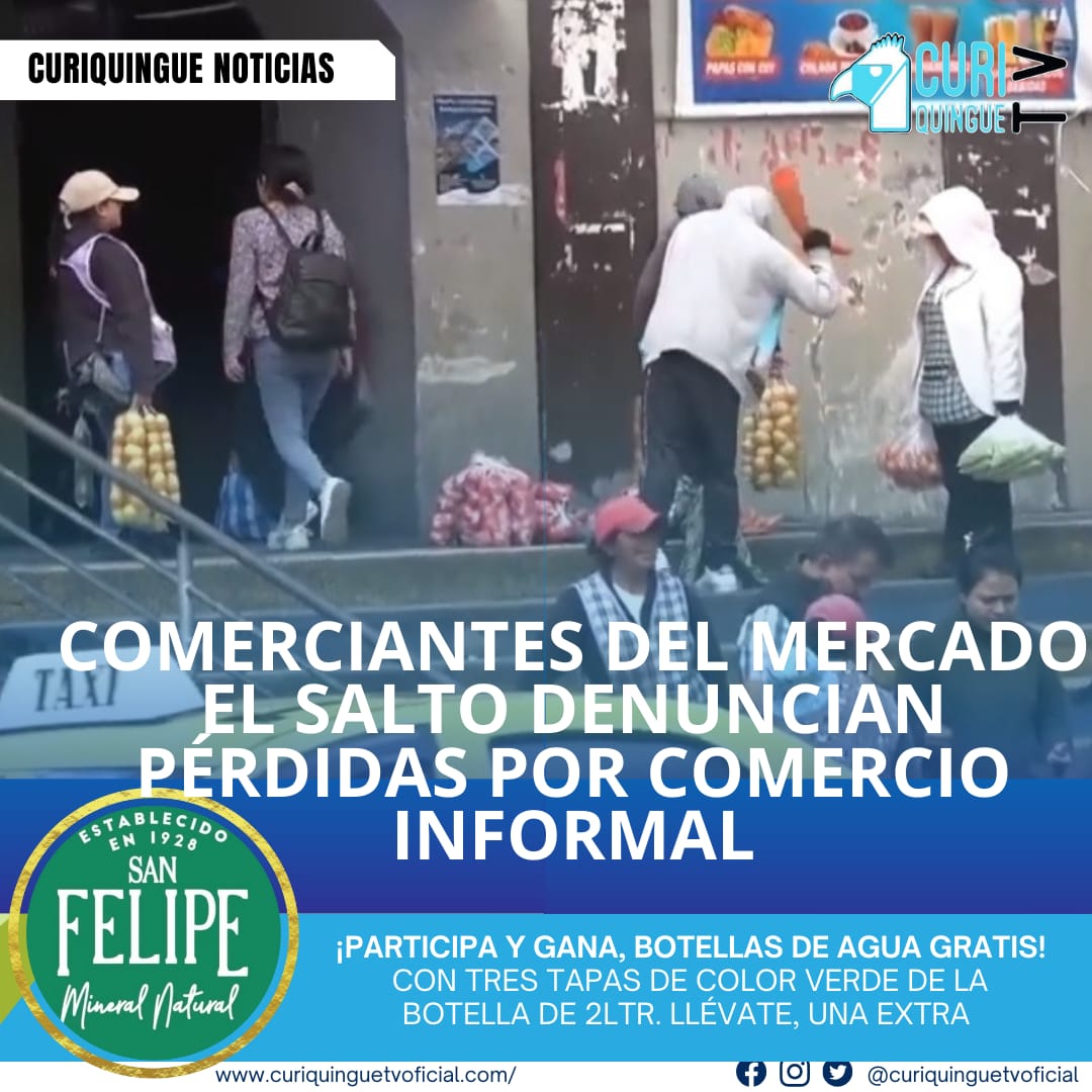 Los comerciantes del mercado El Salto expresan su preocupación y molestia por el comercio informal que se ha apoderado de la entrada al mercado. Según ellos, esta situación les está afectando negativamente en sus ventas y les impide trabajar en condiciones justas.