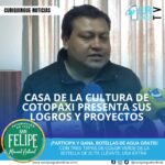 La Casa de la Cultura de Cotopaxi ha compartido sus logros del año 2025 y los proyectos que se llevarán a cabo en 2026. La institución sigue trabajando para promover la cultura y el arte en la provincia.
