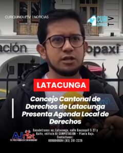 Concejo Cantonal de Derechos de Latacunga Presenta Agenda Local de Derechos.