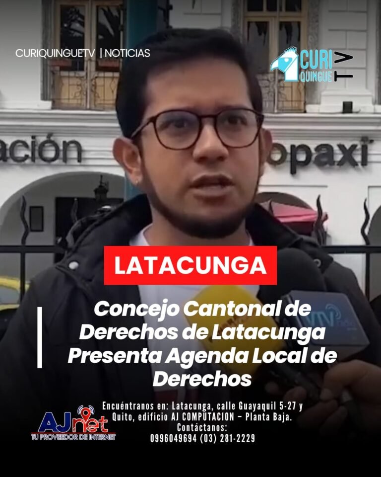 Concejo Cantonal de Derechos de Latacunga Presenta Agenda Local de Derechos.