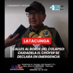 EL presidente de la Ciudadela El Chófer, alertó sobre la crítica situación vial que atraviesa el sector