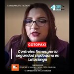 La Intendenta de Policía del cantón Latacunga, Jhoana Mayo, informó sobre los operativos permanentes