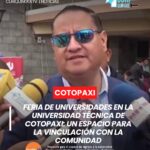 La Universidad Técnica de Cotopaxi (UTC) organizó una feria de universidades con el objetivo de compartir experiencias y promover la vinculación con la comunidad.