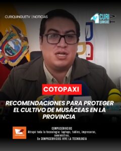 El director del Ministerio de Agricultura y Ganadería (MAG) de Cotopaxi compartió importantes recomendaciones para los productores de la zona