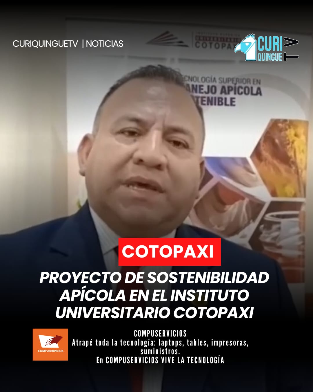 El Instituto Universitario Cotopaxi lleva a cabo un proyecto de sostenibilidad apícola