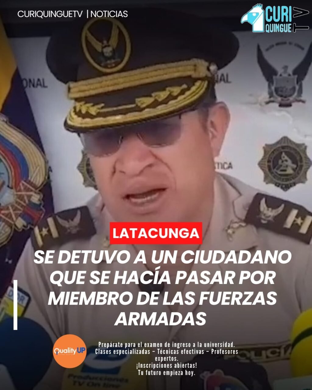 La Policía Nacional del Ecuador informó que en el cantón La Maná se detuvieron 4 personas que poseían armas blancas, armas de fuego y sustancias sujetas a fiscalización.