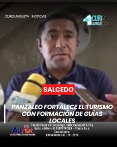 Con el objetivo de fomentar el turismo, el Gobierno Parroquial de Panzaleo impulsa un proceso de capacitación para guías locales, en coordinación con el Municipio y la Escuela Politécnica de Chimborazo.