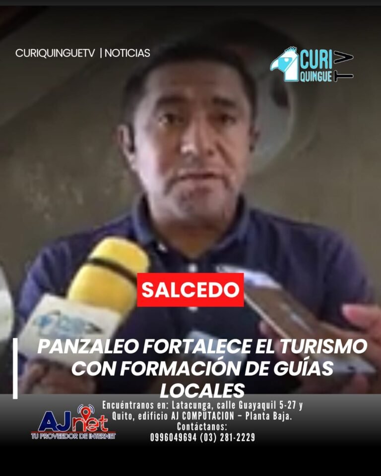 Con el objetivo de fomentar el turismo, el Gobierno Parroquial de Panzaleo impulsa un proceso de capacitación para guías locales, en coordinación con el Municipio y la Escuela Politécnica de Chimborazo.