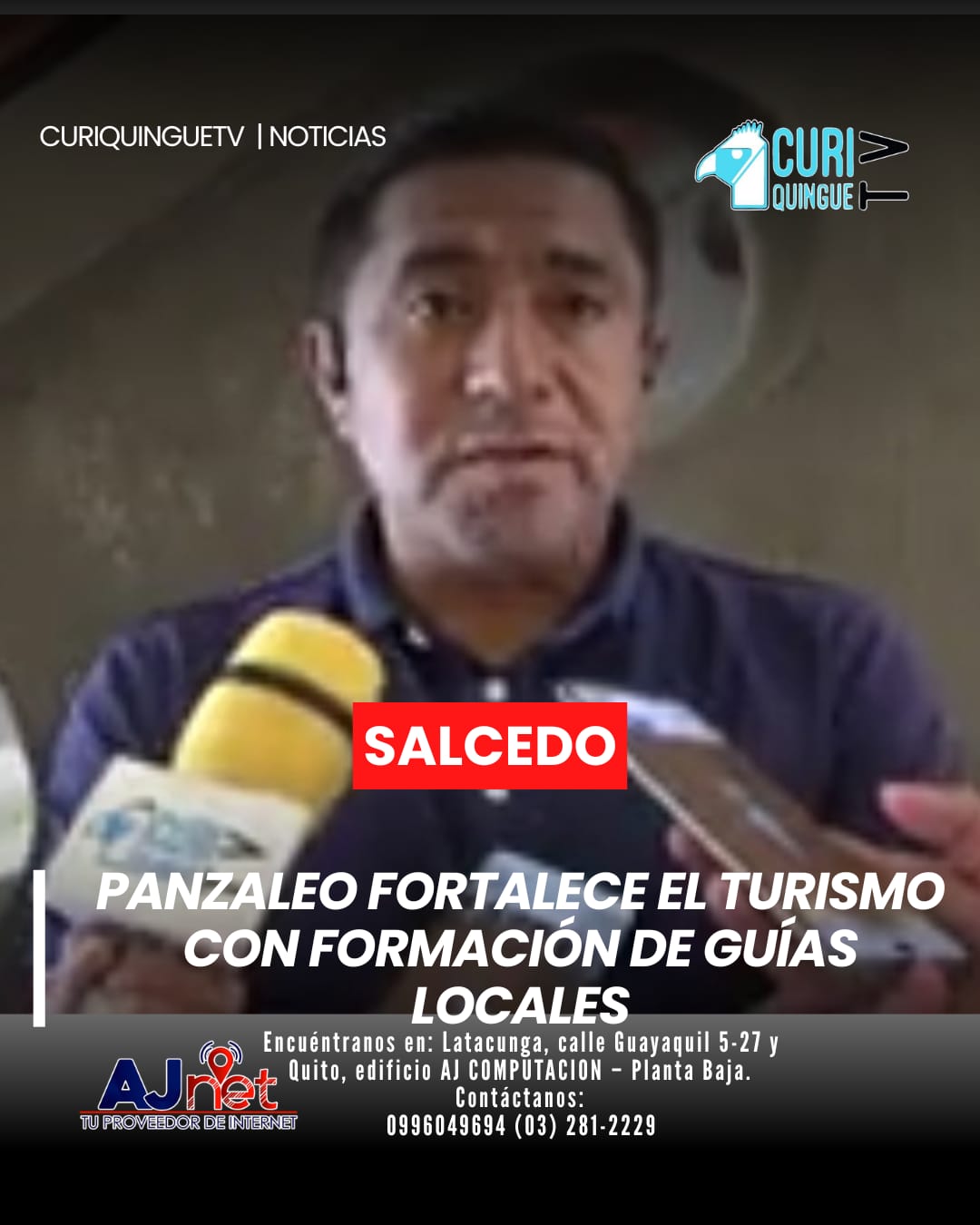 Con el objetivo de fomentar el turismo, el Gobierno Parroquial de Panzaleo impulsa un proceso de capacitación para guías locales, en coordinación con el Municipio y la Escuela Politécnica de Chimborazo.