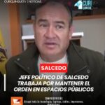 La Jefatura Política del cantón Salcedo trabaja para mantener el orden en los espacios públicos y hacer cumplir la ley, según informó el jefe político.