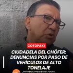 El presidente de la ciudadela del Chófer manifestó que, a pesar de realizar denuncias ante las autoridades