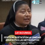 La Unidad Educativa Las Bethlemitas está realizando el Festival Poético, un evento que busca fomentar la creatividad y el talento artístico de los jóvenes estudiantes.