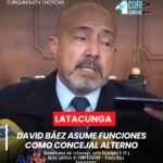 David Báez, concejal alterno principalizado, asumió funciones este martes 10 de febrero. En su primer día, manifestó que trabajará por el bienestar de los latacungueños en los próximos 90 días.