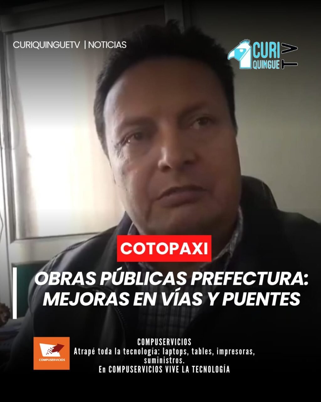 La Prefectura de Cotopaxi está trabajando en la mejora del estado de las vías y la colocación de puentes en el sector occidental de la provincia.