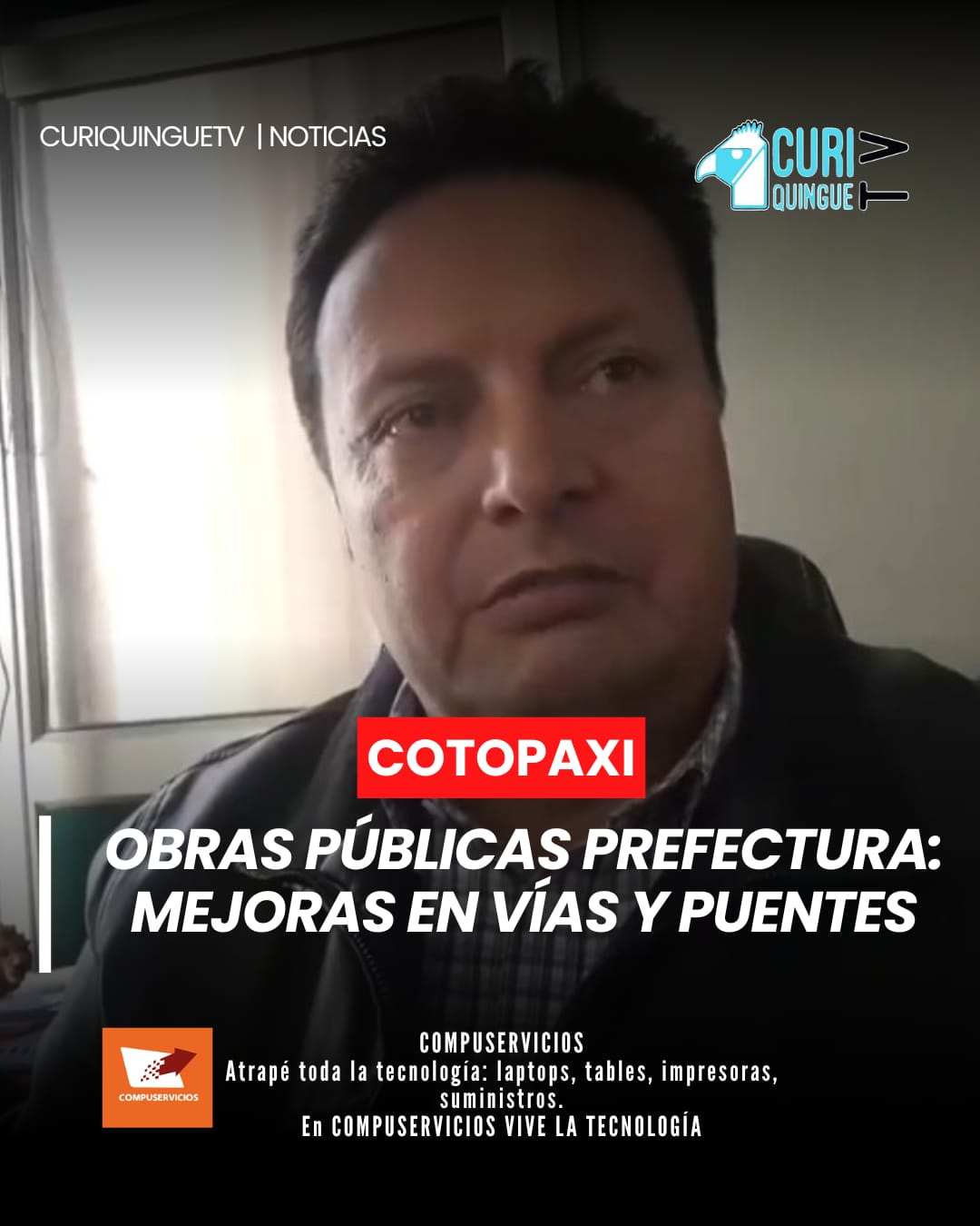 La Prefectura de Cotopaxi está trabajando en la mejora del estado de las vías y la colocación de puentes en el sector occidental de la provincia.