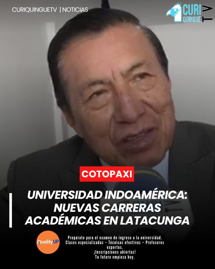 a Universidad Indoamérica sede Latacunga abrirá nuevas carreras académicas en el próximo período, en beneficio de los jóvenes estudiantes de Cotopaxi.
