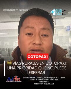 Mejorar el estado de las vías en cada una de las parroquias rurales de Cotopaxi se ha convertido en una de las principales demandas de sus habitantes.
