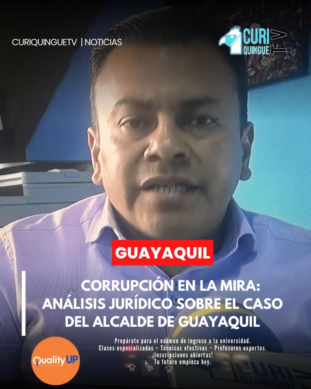 Para uno de los constitucionalistas de Cotopaxi, el país atraviesa un momento complejo marcado por diversos casos de presunta corrupción en distintas instancias del sector público.