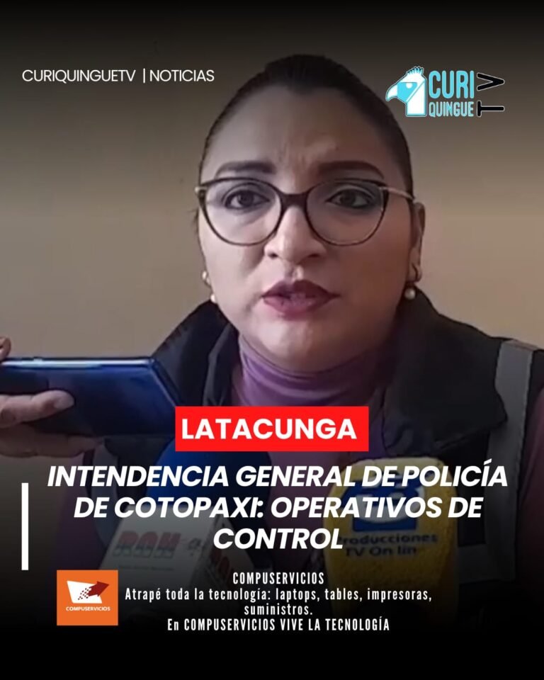 La intendenta general de Policía de Cotopaxi informó sobre los resultados de los recientes operativos de control ejecutados en varios sectores de la provincia.