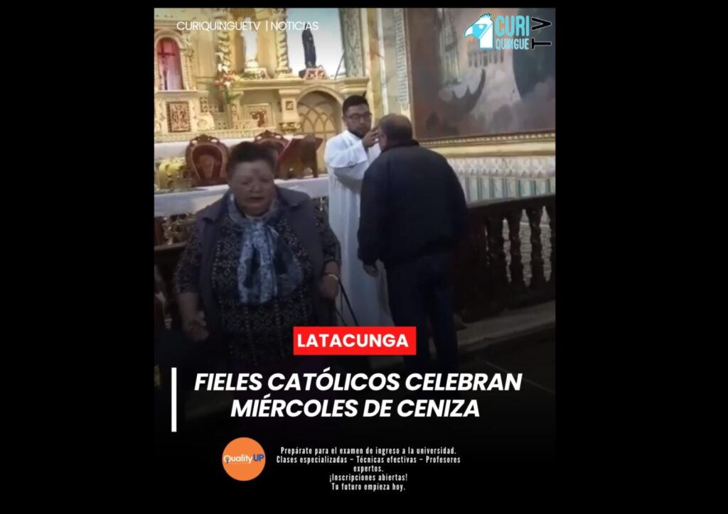 Las iglesias de la ciudad de Latacunga estuvieron colmadas de fieles católicos que acudieron a recibir la ceniza, marcando así el inicio de la Cuaresma.