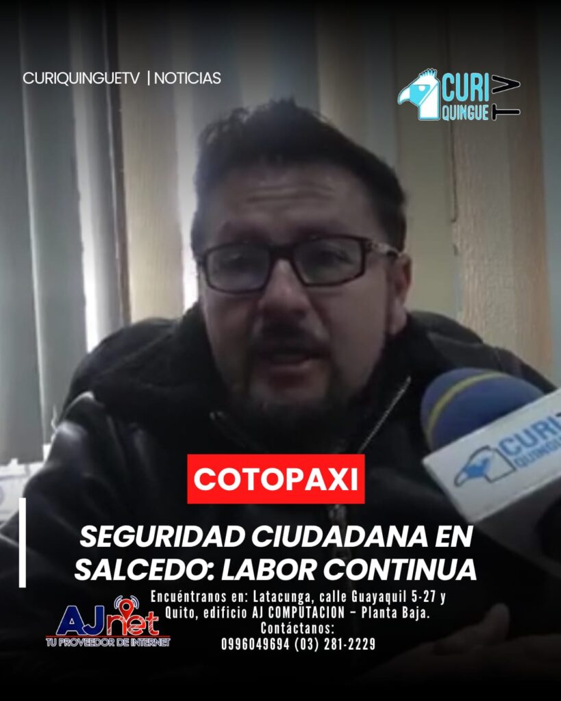 a Dirección de Seguridad Ciudadana del cantón Salcedo mantiene operativos y acciones preventivas permanentes con el objetivo de garantizar la protección de la población y prevenir actos delictivos.
