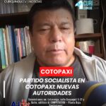 En un proceso interno de renovación, el Partido Socialista Ecuatoriano eligió a sus nuevas autoridades en la provincia de Cotopaxi.